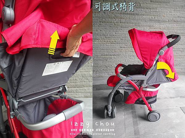 chicco SimpliCity都會輕便推車-熱情紅